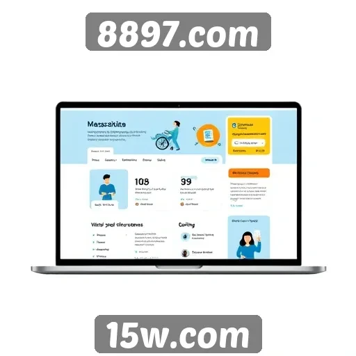 Acessibilidade e design do site 8897.com